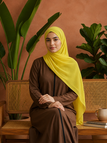 Premium Rolled Chiffon Hijab – Soft, Lightweight & Elegant