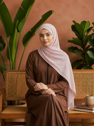 Premium Rolled Chiffon Hijab – Soft, Lightweight & Elegant