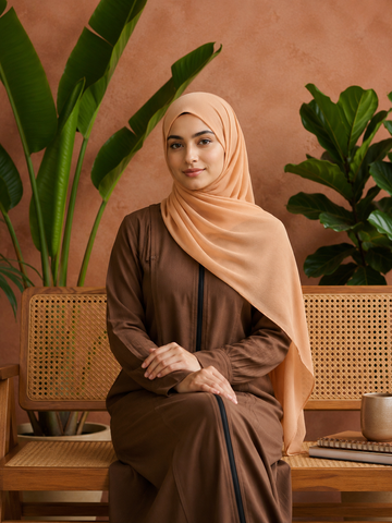 Premium Rolled Chiffon Hijab – Soft, Lightweight & Elegant